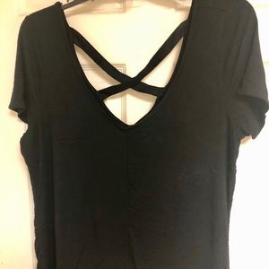 Torrid Black Strappy Back Top